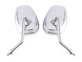 2x Motorcycle Side Mirror Motorbike Rear View Left Right Mirrors Fit For Szuki Vs750 Vs800 Vz800 Vs1400