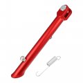 240mm Universal Motorcycle Kickstand Side Support Stand Aluminum Alloy Red 