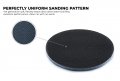 Glass Polish Gp14502 Glasx-60 Fine Grade Abrasive Disc With Hook And Loop Silicon Carbide Sanding A Inch Pack Of 5 Discs