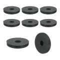 18pcs Thick Rubber Spacer 1-3 Inch Od X Id 3 8 Thickness Round Bushings Anti Vibration Flat Washers For Home Industrial 