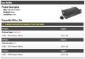 Rear Muffler Compatible With 1993-1997 Nissan Altima 2 4l 4-cylinder