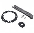 O Ring Chain And Sprocket Black Fits 1997-2000 Yamaha Yfz350 Banshee 15 41 104l