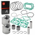 Top End Rebuild Kit 82mm Std Dual Pistons Ring Bearing Gasket 2008-2016 For Ski-doo 800r Freeride Mxz X Renegade Summit Gsx Ltd