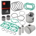 Top End Rebuild Kit 82mm Std Dual Pistons Ring Bearing Gasket 2008-2016 For Ski-doo 800r Freeride Mxz X Renegade Summit Gsx Ltd