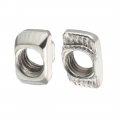Uxcell Sliding T Slot Nuts M5 Half Round Roll In T-nut For 2020 Series Aluminum Extrusion Profile Carbon Steel Nickel-plated