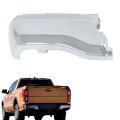 Chrome Rear Bumper End Cap Driver Side Face Bars Replacement For Ranger 2019-2023 Without Park Assist Sensors Hole 