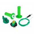 Pucky New 7 8 22mm Twist Throttle Accelerator Handle Grips And Cable Set With Kill On Off Switch For 50cc 110cc 150cc 250cc