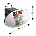 Rugrats Est 1991 Oval Tow Trailer Hitch Cover Plug Insert