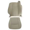 Front Driver Side Bottom Top Lean Back Perforated Microfiber Leather Seat Covers Light Tan For Cadillac Srx 2003 2004 2005 2006 