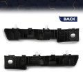 Front Bumper Bracket For 2011 2012 2013 2014 2015 Hyundai Sonata 2 Pcs Left And Right Side Support Black Abs Plastic
