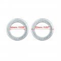 X Autohaux 20pcs Universal Engine Oil Crush Washers Drain Plug Gaskets 14mm Id 22mm Od For Car