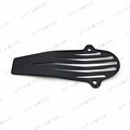 Smt Moto- Black Iron Plate Drive Shaft Cover For Yamaha V-star 650 1100 Classic Custom 120mm
