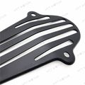 Smt Moto- Black Iron Plate Drive Shaft Cover For Yamaha V-star 650 1100 Classic Custom 120mm