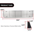 Chrome Billet Grille Stainless Steel Forhevy Blazer Suburban C K Piup 1973-1980 Fit Gmc C K