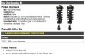 Marketplace Auto Parts Rear Strut And Coil Spring Assembly Set Of 2 Compatible With 2003-2006 Lincoln Navigator Excludes Air