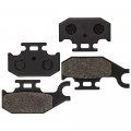 Niche Brake Pad Kit For Honda King Quad 400 450 500 59100-31880 59100-31870 Front Semi-metallic