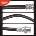 A-premium Front Driver And Passenger Brake Hydraulic Hoses Compatible With Select Toyota Models Tundra 2007-2017 Sequoia