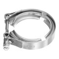 25 V Band Clamp 304 Stainless Steel For Exhaust Systems Downpipe Exchange Accessories Adjustment Range 57mm 2 25inch 