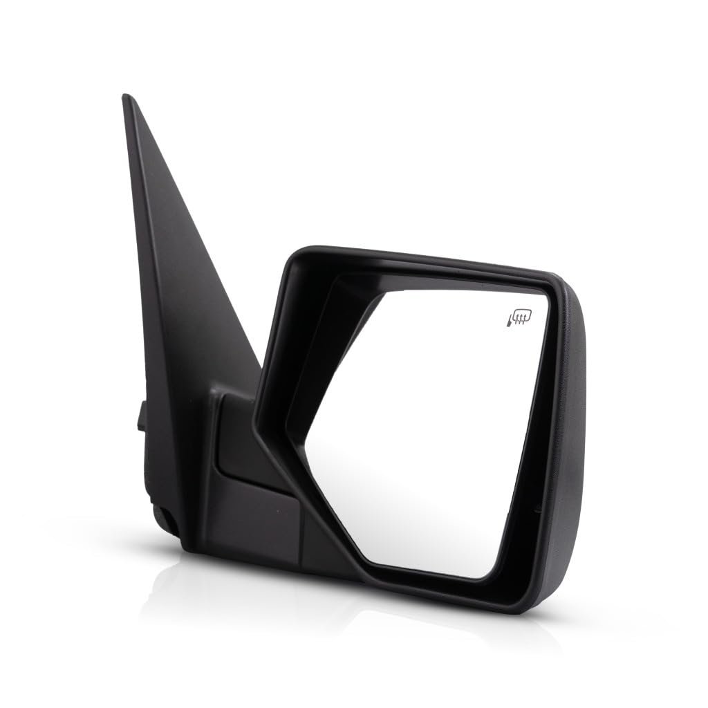 Passenger Side Door Mirror For Ford Explorer Sport Trac 2007 2010 Power Heated Textured Black Manual Folding With Puddle Light
