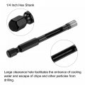 Uxcell Diamond Hole Saw Core Drill Bit 6mm Diameter 1 4 Hex Shank Sintered Cutter For Masonry Porcelain Tile Marble Stone 2pcs