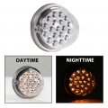 G-plus Clear Lens Amber Led Light Marker Turn Signal Lamp W Base Universal