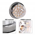 G-plus Clear Lens Amber Led Light Marker Turn Signal Lamp W Base Universal