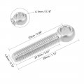 Uxcell M5 X 25mm 304 Stainless Steel Machine Shoulder Lift Eye Bolt Rigging 5pcs