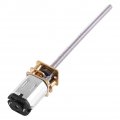 Dc 6v Mini Micro Electric Gear Motor High Torque 200 Rpm Long 55mm M3 Threaded Output Shaft For Rc Car Robot Model Diy Engine 