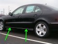 312 Motoring Compatible With Benz 2003-2009 E Class E-class Chrome Rocker Trim Moldings 2pc 2004 2005 2006 2007 2008 03 04 05