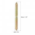 Uxcell 5x50mm Hanger Bolts 12pcs Double Ended Self-tapping Thread Wood To Dowel Screws For Connecting