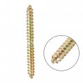 Uxcell 5x50mm Hanger Bolts 12pcs Double Ended Self-tapping Thread Wood To Dowel Screws For Connecting
