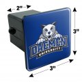 Daemen College Primary Logo Tow Trailer Hitch Cover Plug Insert 2
