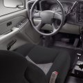 Driver Bottom Seat Cover For Chevy Silverado 1500 2500 3500 2003 2007 Dark Gray Cloth Replacement Custom Fit Front