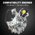 1 Barrel Carburetor Carb For Ford 1967-1985 Econoline E Series Broncos Fairmont Granada F100 F150 F250 F350 4 9l 300 Cu 1l 250