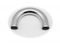 Autobahn88 Aluminum Alloy Pipe 180-degree Od 2 51mm L 12 300mm Glossy Polished For Automotive Piping