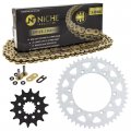 Niche Drive Sprocket Chain Combo For Yamaha Wr450f Front 14 Rear 47 Tooth 520v-x X-ring 114 Links