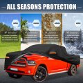 X Autohaux Truck Car Cover For Dodge Ram Crew Cab 2019-2023 210d-pu Oxford Outdoor Full All Weather Waterproof With Driver Door