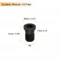 M6x10-0 75 Carbon Steel Set Screws For Carbide Insert Cnc Lathe Turning Tool Holder 10pcs