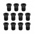 M6x10-0 75 Carbon Steel Set Screws For Carbide Insert Cnc Lathe Turning Tool Holder 10pcs 