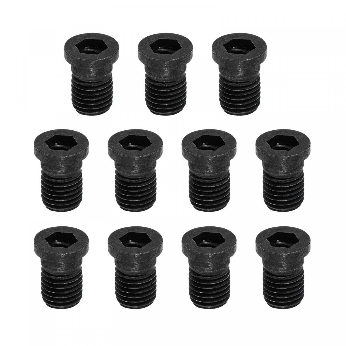 M6x10-0 75 Carbon Steel Set Screws For Carbide Insert Cnc Lathe Turning Tool Holder 10pcs