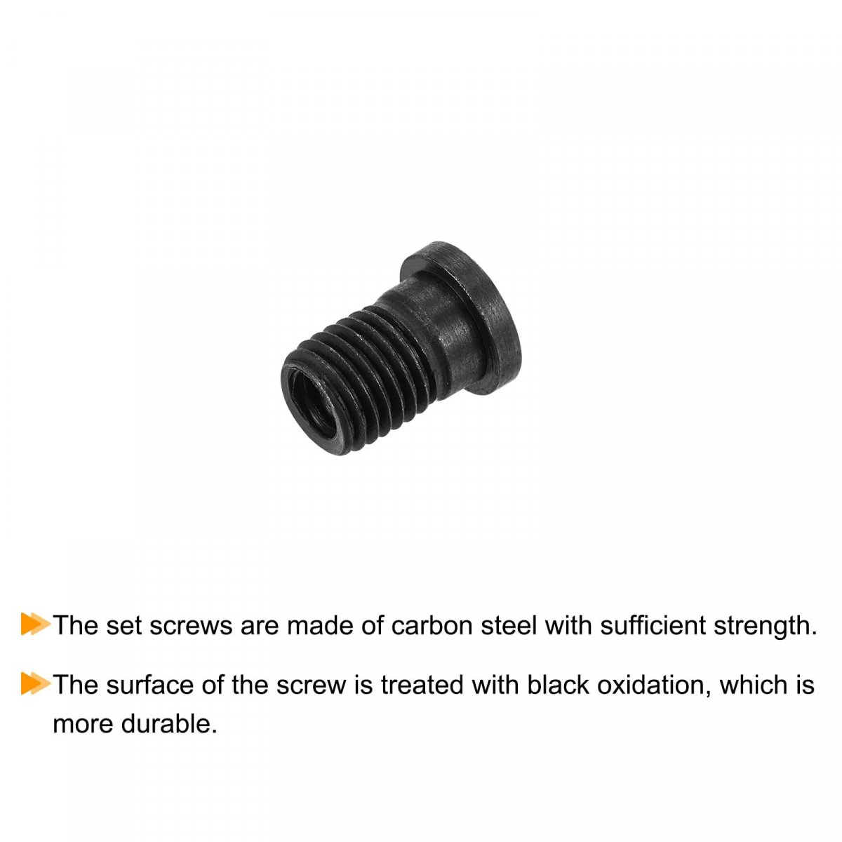 M6x10-0 75 Carbon Steel Set Screws For Carbide Insert Cnc Lathe Turning Tool Holder 10pcs