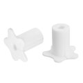 2pcs Cable Grommet For 5 8 Inch Wall Hole Silicone Routing Kit Anti-slip Pass Through Accessories Ethernet White 