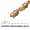 Uxcell 15 64-28 Un Straight Flute Thread Tap And 5 0mm Twist Drill Bit Set Titanium Plated 6542 High Speed Steel Drilling