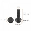 Uxcell Metric M8x30mm Hex Flange Bolts 5pcs 10 9 Grade Carbon Steel Hexagon Head Screws