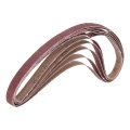 5pcs 1-1 2 X 30 Sanding Belts 80 Grits Aluminum Oxide Abrasive Belt Sander Paper Papers For Metal Wood Grinding Polishing 