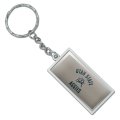 Graphics More Rectangle Utah State University Aggies Logo Keychain In Chrome Plated Metal
