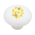 Patchwork Sun Decorative High Gloss Ceramic Drawer Knob 