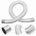 Gadpiparty Ducting Vent Hose Flexible Aluminum Pipeilation Vent Exhaust 3 Meters