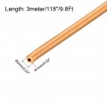 Uxcell Refrigeration Tubing 5 64 Od X 3 Id 9 8 Ft Soft Coil Copper