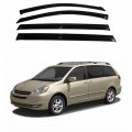 Waltyotur 4 Viseras De Ventana Estilo Delgado Para Replacement For Toyota Sienna 2004 2005 2006 2007 2008 2009 